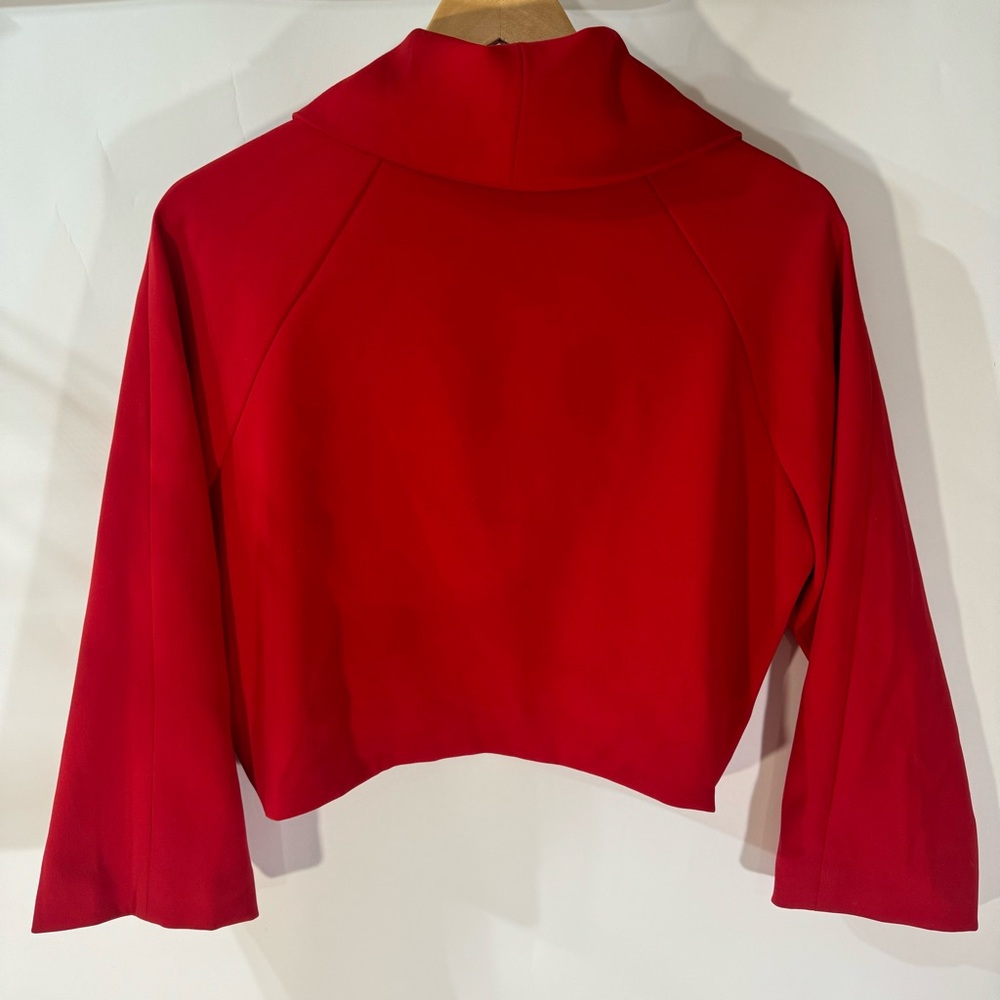 New Issue New York Red Ruffle Jacket - Picture 3 of 5